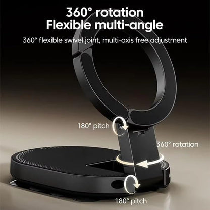 2026 Innovation] MagLock Pro Magnetic Phone Holder for Car – 360° Rotating Strong Magnetic Mount with One-Tap Lock, Mobile Stand for iPhone 16/15/14 Pro Max, Samsung & Android Phones