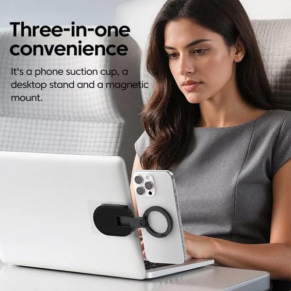 2026 Innovation] MagLock Pro Magnetic Phone Holder for Car – 360° Rotating Strong Magnetic Mount with One-Tap Lock, Mobile Stand for iPhone 16/15/14 Pro Max, Samsung & Android Phones