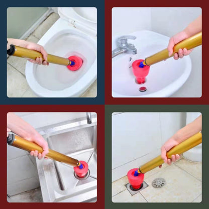 Pump Action Toilet Plunger