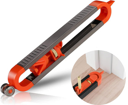 Contour Gauge Scribe Tool,Baowox Precise Profile Gauge Tool with Lock for Pencil Woodworking Edge Corner Measuring Profile Duplicator