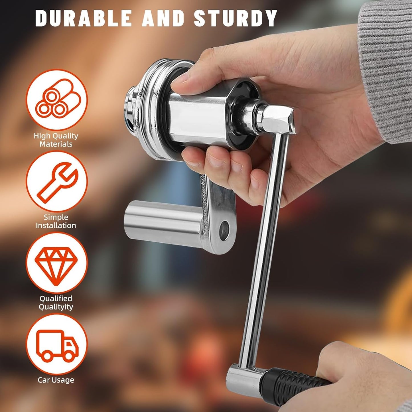 Angchun Torque Multiplier Wrench Set - 1:16 Torsional Torque Wrench Lug Nut Remover Tool Set Labor Saving Torque Multiplier 1/2 Drive with 17mm/19mm/21mm Sockets for Loosening Car Tire Lug Nuts