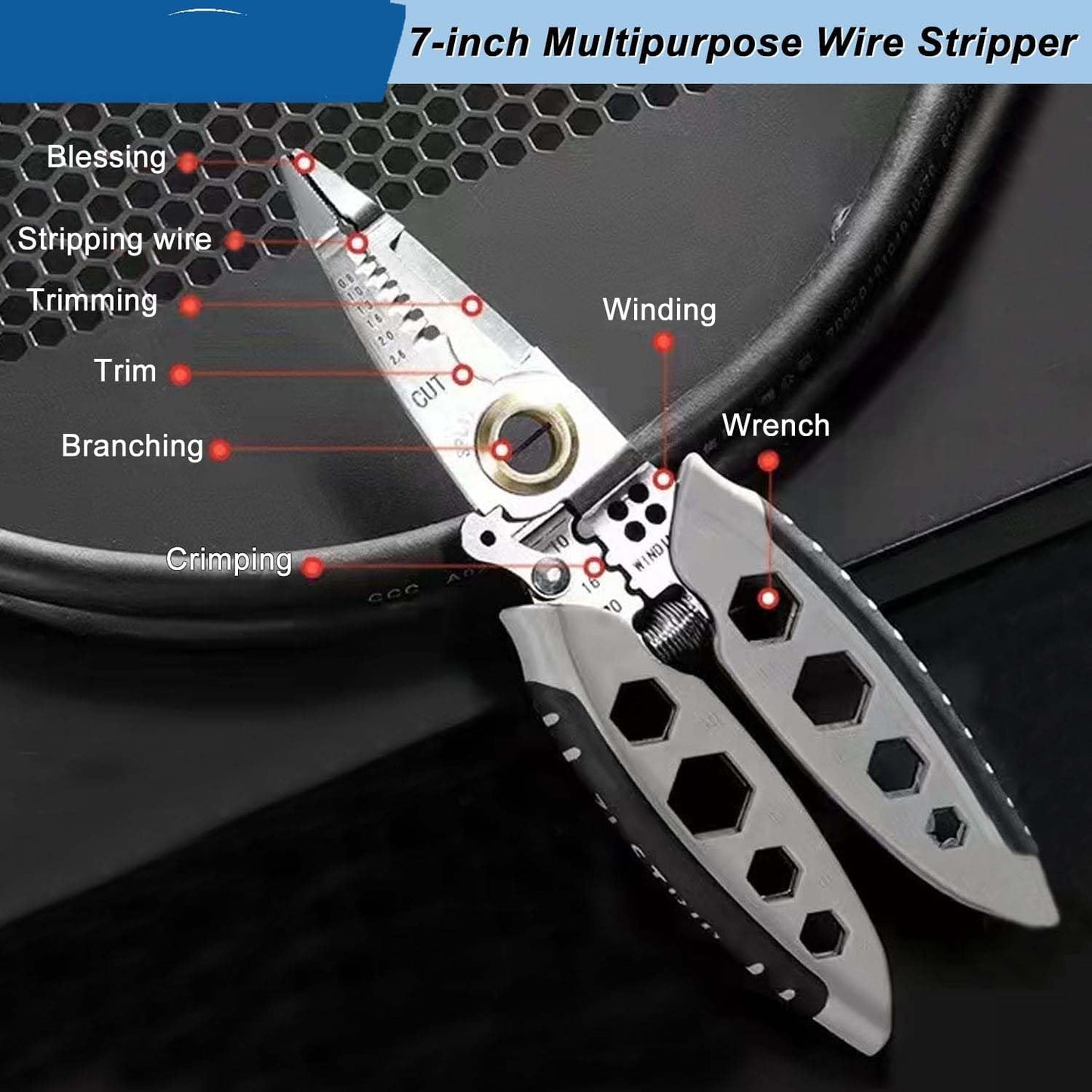 7" Heavy Duty Wire Stripper