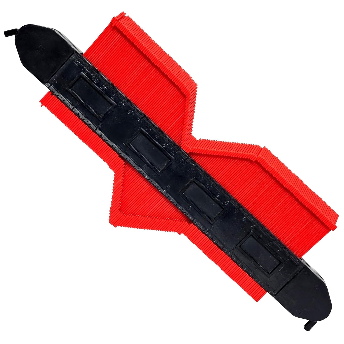 Digital Craft 10 Inch Contour Gauge Widen Plastic Profile Duplicator Tool for Copying Irregular Shapes Wood Template Measuring Tool for Flooring Tile Laminate Precise Fit Cutting