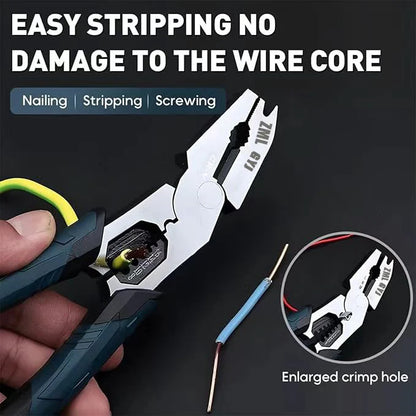 Pliers — Cut, Strip, Crimp & Grip with One Compact Tool